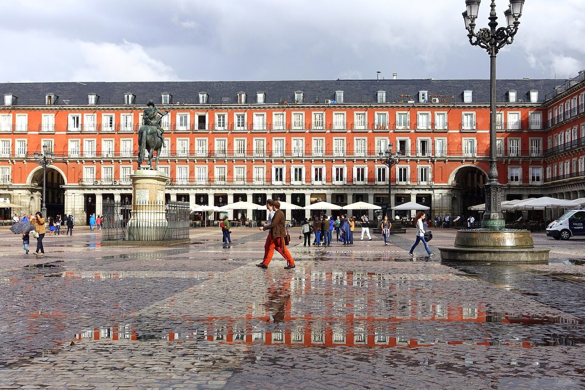 Plaza Mayor in Madrid, Spain