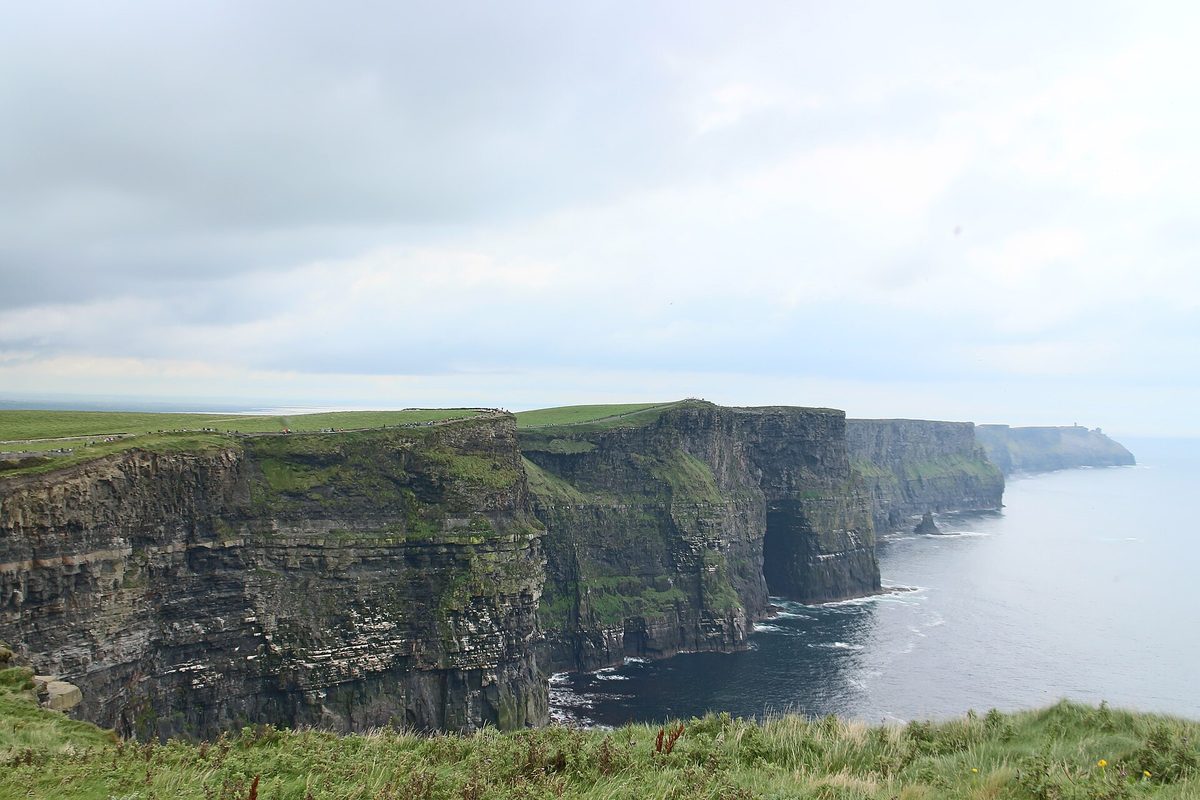 The Cliffs of Moher rising from the Atlantic in County Clare, a must-see in any Ireland travel guide
