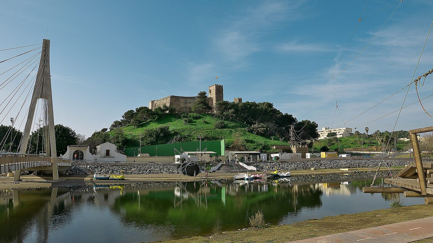 Sohail Castle on its hill at the end of the Fuengirola seafront