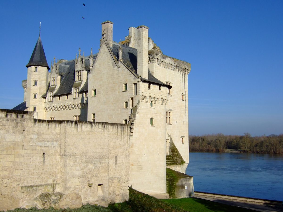 The Château de Montsoreau standing on the bank of the Loire in the Saumur wine country