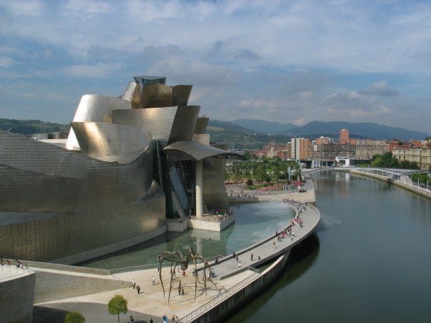 The Guggenheim Museum Bilbao, an hour by bus from San Sebastian