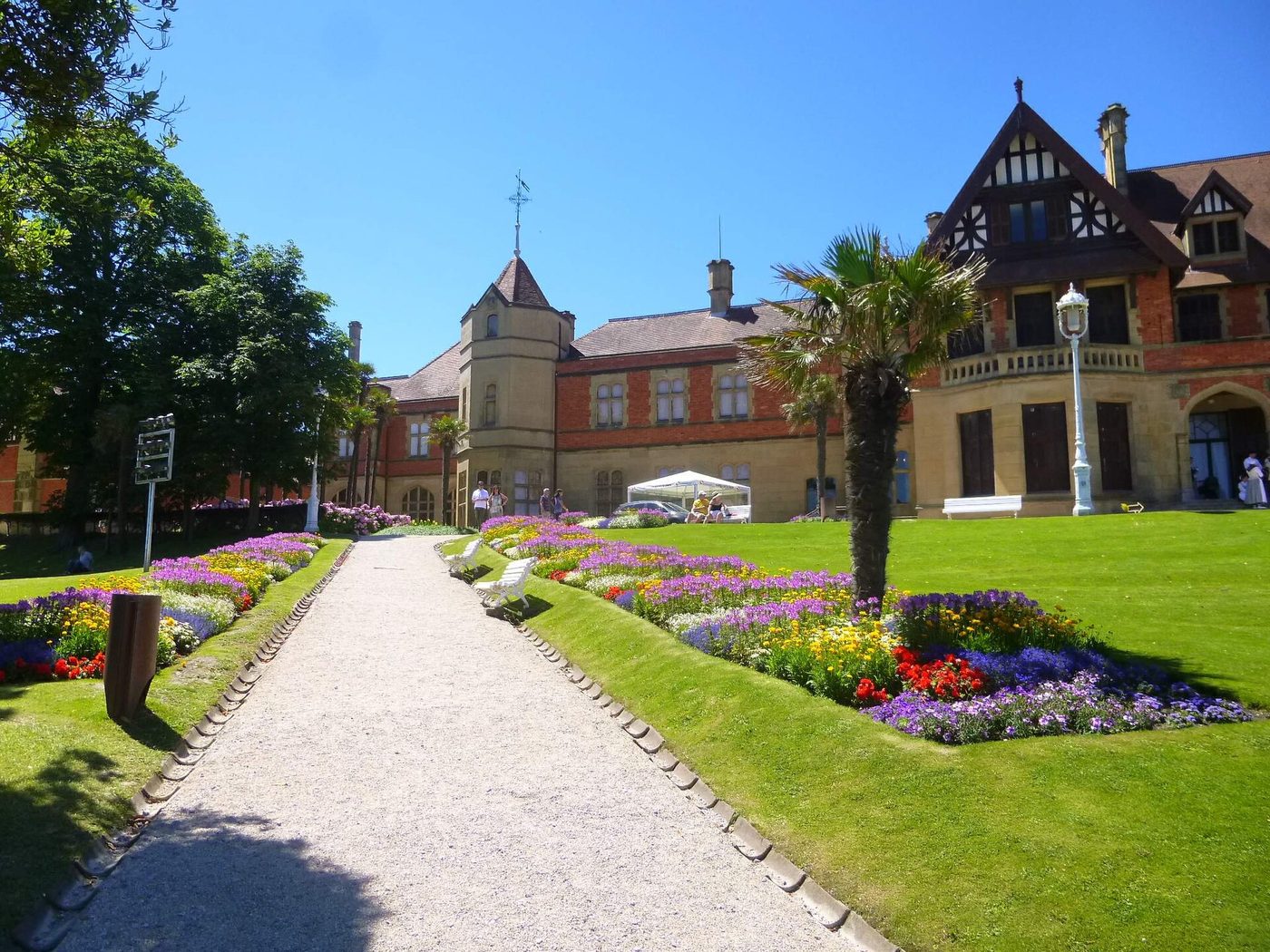 The Miramar Palace on the headland between La Concha and Ondarreta in San Sebastian