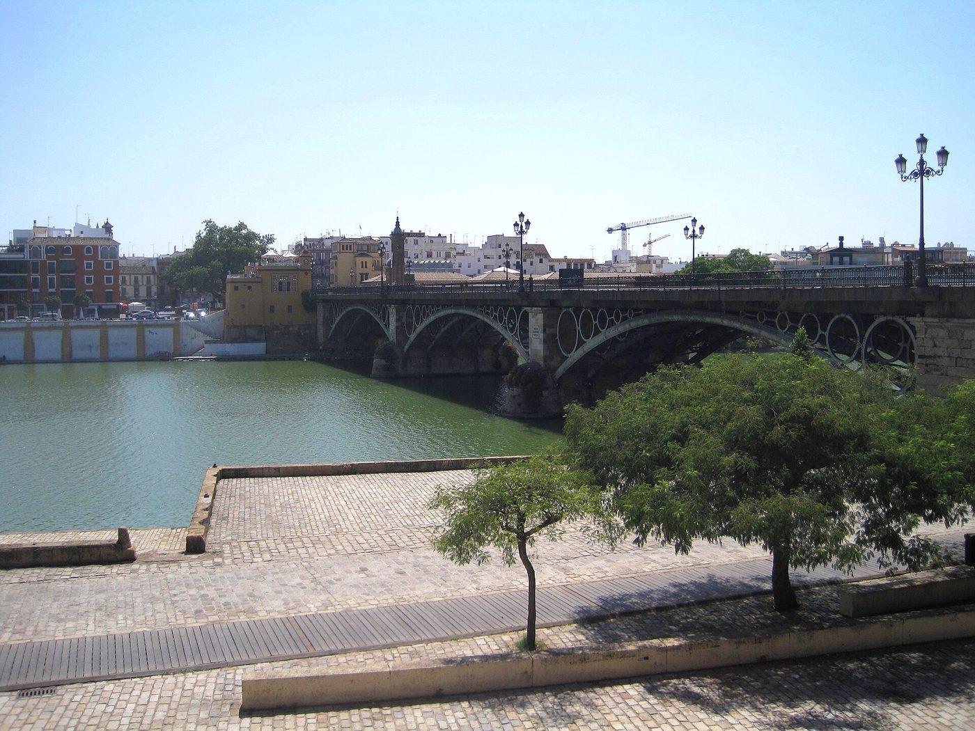 The Puente de Isabel II crossing the Guadalquivir to Triana in Seville